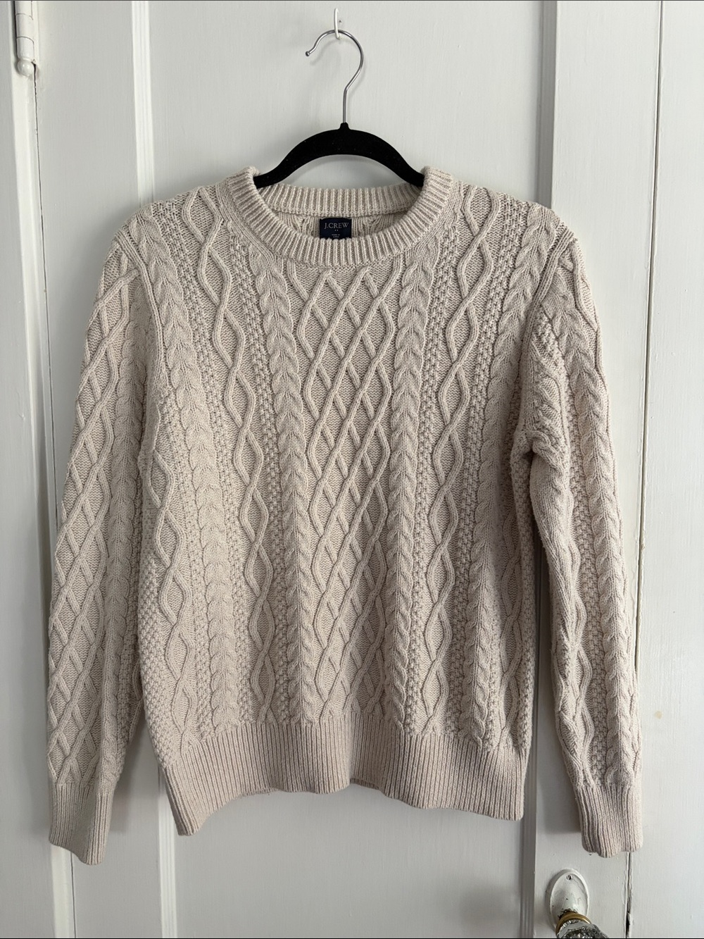 J. Crew Fishermen Cotton Sweater